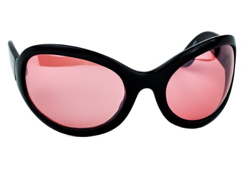 Red Lens Gothic Sunglasses Oversized Sexy Glasses Cosplay DJ Pon