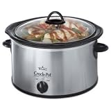 Rival 3040BC 4-Quart Chrome Slow Cooker Crock Pot