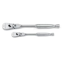 GearWrench 81216F 2 Piece Full Polish Flex Handle Ratchet Set