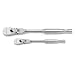 GearWrench 81216 2 Piece Full Polish Flex Handle Ratchet Set