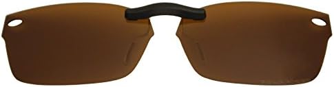 Ray-Ban RB5150 (48 mm) 48-19-135 Custom Polarized Clip On Sunglasses 48x19 (Bronze Brown)