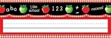 APPLE CHALKBOARD NAME PLATES
