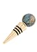 Alexander Kalifano Blue Opal Gemstone Wine Bottle Stopper