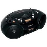 Emerson PD5812BK Turbo Portable CD Player with Digital Tuner