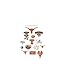 Texas Longhorns Team Logo Assortment Fathead Jr. Wall Decal