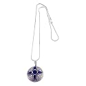 Handmade Silver Lapis Lazuli Pendant Necklace