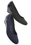 Avenue Plus Size Alison Stretch Patent Wedge (Wide Width)
