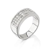 14K White Gold Diamond Band - 1.05 Ct.