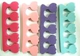 Swissco Foam Toe Separators 1 Pair Assorted Colors (2 Pieces)