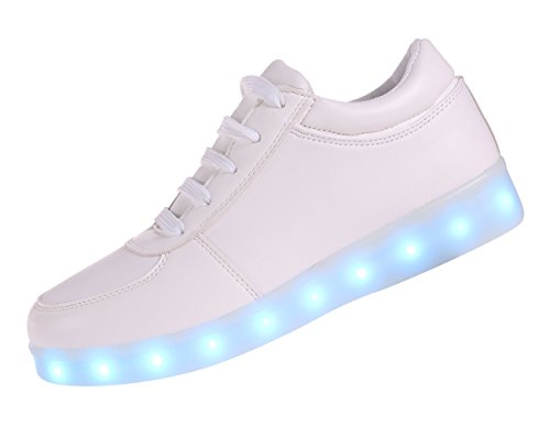 Another Summer 7 Colors LED shoes Men & Women USB Charging Light Colorful Glowing Leisure Flat Shoes