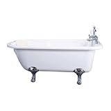 Traditional Free Standing Single Ended Roll Top Bath