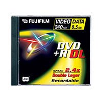 Fuji DVD+R Double layer Rohlinge 8.5GB 2.4x 3er Pack Jewel Case