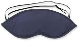 Silk Jacquard Eye Shades , Midnight Blue