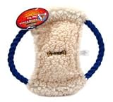 Comfy Fleece Dog Toys - ROPE & FLEECE DISC (10 DIAM)