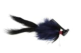 Rabbit Hair Weedless Jigs - 1/8oz. Blue Black