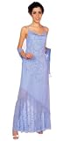Mid Jersey Spaghetti Strap Embroidered A Line Elegant Prom/ Evening Dress