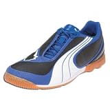 PUMA - PUMA v5.08 Indoor Soccer Shoes (Black/White/Olympian Blue)