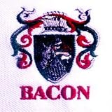 Bacon Embroidered Polo