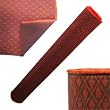Linear Yard - Suited RED Texas Holdem Poker Table Cloth - Casino Supplies > Tables > Table Hardware