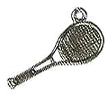 Santa Tennis Raquet Christmas Ornament