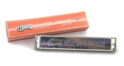 MusicalInstruments: Huang Cathedral Concert Octave Tuned Harmonica 24 Hole