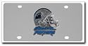 Alfred Hitch Cover - Logo License Plate, Carolina Panthers Helmet (SLP05)