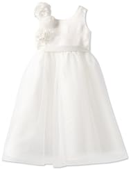 Girls Nylon/Polyester/Satin/Tulle Empire   Waistline  Dress