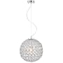 Possini Euro Eight-Sided Faceted Crystal Sphere Pendant