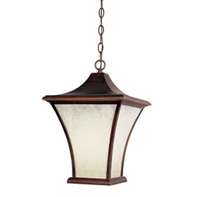 World Imports 9050-87 Lyon 1 Light Hanging, Title 24, Aged Copper Patina by World Imports