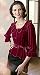 VELVET RUFFLE BLOUSE