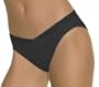 Invisible Look Satin Hi-Cut Black S/5