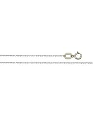 20" .50 mm Sparkle Singapore Chain in 14k White Gold