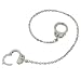 Silver Handcuff Anklet Emitations