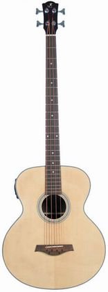 J Reynolds JR1000 4-String Acoustic-Electric Bass Guitar