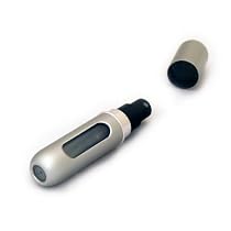 Travalo Easy Refill Travel Perfume Atomizer Spray Bottle in Sleek Silver
