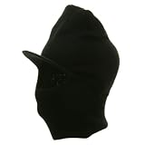 Visor One Hole Ski Mask - Black W11S12D
