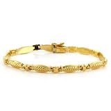 14K Yellow Gold Link Bracelet 7.2
