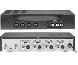 4 X 1 S-Video/Audio Selector With Built-In RF Modulator
