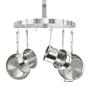 Cuisinart CRHC-22B Chef's Classic Half-Circle Wall-Mount Pot Rack, Brushed Stainless