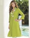 Spiegel Fuji Silk Button-Front Tunic