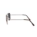 Children Aviator Uv400 Protection Metal Frame Sunglasses Green Reflective Lens