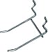 National #N235-150 3" Galvanized Steel Double Hook