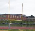 6`6" OS 20` High School Football Goal Posts with Base Plates - 1 Pair