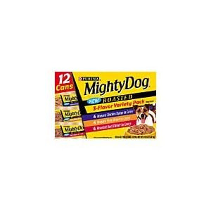 Mighty Dog Roasted Variety Pack Formula for Dogs