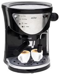 zur Zeit nicht verf�gbar: Elta EM 114 Espressomaschine silber/ schwarz - Espressomaschine