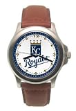 Kansas City Royals Mens Rookie League Leather Strap Watch