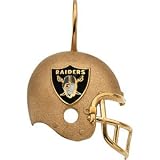 14K Yellow Gold Oakland Raiders Enamel Helment Pendant