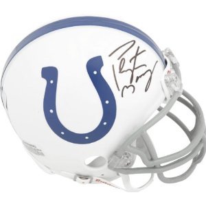 PEYTON MANNING SIGNED AUTOGRAPHED MINI HELMET INDIANAPOLIS COLTS COA + HOLOGRAM