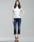 7 For All Mankind Skinny Crop & Roll Jean