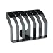 Book Racks - Rubbermaid Regeneration Super Sorter, Six Sections, Plastic, 13 x 9 x 6 Inches, Black (45106)